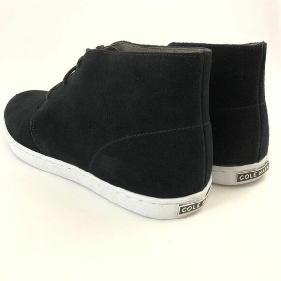 COLE HAAN Black Suede Chukka Boots Sneakers Pinch Weekender Mens Size 9.5 main image 6